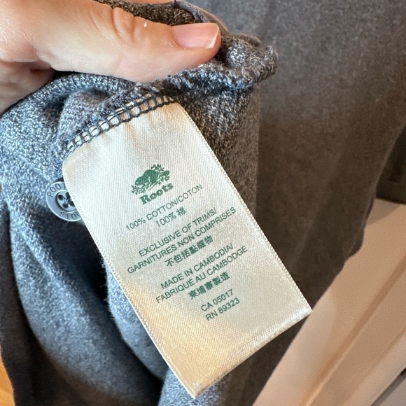 Roots Men's Charcoal Polo Shirt - Picture 4 of 4